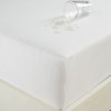 Protectie impermeabila, bumbac, 100x200cm Eponj Home, alba