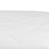 Protectie matlasata cu elastic, bumbac 100%, 180x200cm BHPC, alba