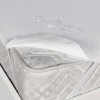 Protectie saltea impermeabila frotir alba 160x180 cu elastic la colturi