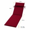 saltea sezlong gradina 60x190 cm pliabila grena cu perna reglabila si husa detasabila Oxford