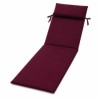 saltea sezlong gradina 60x190 cm pliabila burgundy cu perna reglabila si husa detasabila Oxford