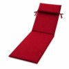 saltea sezlong gradina 60x190 cm pliabila rosu cu perna reglabila si husa detasabila Oxford