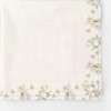 Șervet de masă din bumbac 45x45cm, set 4 bucăți, model YoYo cu flori de mar, decor festiv pentru masa de Paște