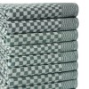 Set 10 prosoape bucatarie Lola verde 40x60 cm bumbac poliester