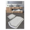 Set 2 covorase baie acril, Alessia Home, Genom Ecru