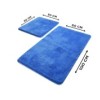 Set 2 covorase baie acril, Alessia Home, Havai Blue (albastru)