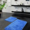 Set 2 covorase baie acril, Alessia Home, Havai Blue (albastru)