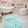 Set 2 covorase baie acril, Alessia Home, Wave Mint