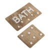 Set 2 covorase baie acrilic Bath Bej Alessia Home