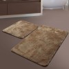 Set 2 covorase baie antiderapante Colors Maro– Alessia Home