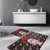 Set 2 covorase baie, Alessia Home, Frida - Black