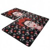 Set 2 covorase baie, Alessia Home, Frida - Black