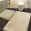 Set 2 covorase baie Alessia Home Havai Stone (Bej), moale si elegant