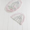 Set 2 covorase baie, Alessia Home, Sweet Bird - Pink