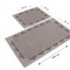Set 2 covorase baie bumbac 100%, Hobby Home, Sapphire - Brown (Maro)