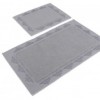 Set 2 covorase baie bumbac 100%, Hobby Home, Sapphire - Grey (Gri)