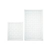 Set 2 covorase baie bumbac 100%, model impletit, Alanur Home, Ecru
