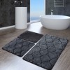 Set 2 covorase baie bumbac, Alessia Home, Infinity - Anthracite