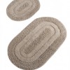 Set 2 covorase baie bumbac, Alessia Home, Macoroni - Beige