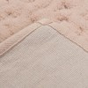 Set 2 covorase baie bumbac, Alessia Home, Ottoman Roz Pudra