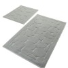 Set 2 covorase baie bumbac, Alessia Home, Parma Grey