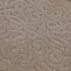 set 2 covorase baie bumbac Alessia Home Piante Bej cu model in relief si verso textil finisat
