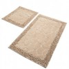 Set 2 covorase baie bumbac, Alessia Home, Stone - Beige