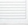 Set 2 covorase baie bumbac 100%, model cu linii, Alanur Home, Ecru