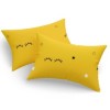 Set fete de perna 50x70 cm Dide galben policotton cu gene si stelute