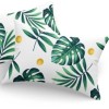 Set fete de perna 50x70 cm policoton Frunze cu model tropical luxuriant