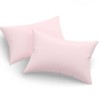Set fete de perna 50x70 cm policoton Magical Roz cu design simplu si elegant