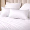 Set 2 fete de perna albe 50x70 cm din bumbac satinat First Choice Satin