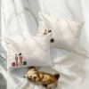 Set 2 fete de perna Craciun Nutker 50x70cm din bumbac 100% cu imprimeu Spărgătorul de Nuci