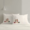 Set 2 fete de perna Craciun Nutker 50x70cm din bumbac 100% cu imprimeu Spărgătorul de Nuci