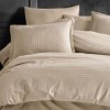 Imagine cu set 2 fețe de pernă din damasc bumbac cappuccino, dimensiuni 70x70 cm, produs Ralex Pucioasa