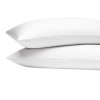 Set 2 fete perna  50 x 70cm, bumbac 100% percale, albe