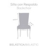 Set 2 huse scaun bielastice Premium ROC 40–50 cm bej deschis C/00 - fixare perfectă și aspect modern