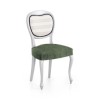 Set 2 huse scaun elastice (sezut) jacquard, Iria, C/4 Verde