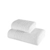 Set 2 prosoape 50x90cm / 70x140cm, bumbac 100%, Alb