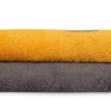 Set 2 prosoape 50x90cm bumbac 100%, BHPC, 402 - Mustard, Dark Grey