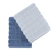 Set 2 prosoape 50x90cm bumbac 100%, BHPC, 406 Blue/Light Blue