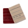 Set 2 prosoape 50x90cm bumbac 100%, BHPC, 407 Crem/Bordo