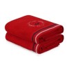 Set 2 prosoape 50x90cm bumbac 100%, BHPC, 408 Red