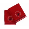 Set 2 prosoape 50x90cm bumbac 100%, BHPC, 408 Red