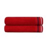 Set 2 prosoape 50x90cm bumbac 100%, BHPC, 408 Red