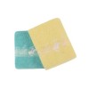 Set 2 prosoape Beverly Hills Polo Club 50x90cm bumbac 100%, bleu și galben, densitate 450g/mp