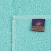 Set 2 prosoape Beverly Hills Polo Club 50x90cm bumbac 100%, bleu și galben, densitate 450g/mp