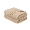 Set 2 prosoape 50x90cm bumbac 100%, BHPC, 411 Bej