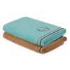 Set 2 prosoape 70x140cm bumbac 100%, BHPC, 408 Bej, Bleu