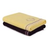 Set 2 prosoape 70x140cm bumbac 100%, BHPC, 408 Purple, Galben